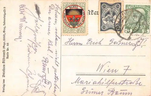 B103 Mittelalter Szene Kunst Philatelistisches Interesse Vignette und Aschenputtel Postkarte