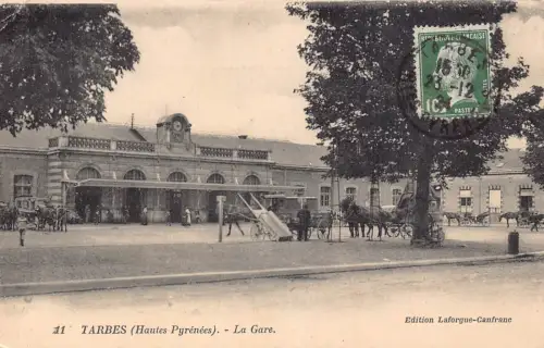 Frankreich Tarbes Bahnhof Gare 1924 L551