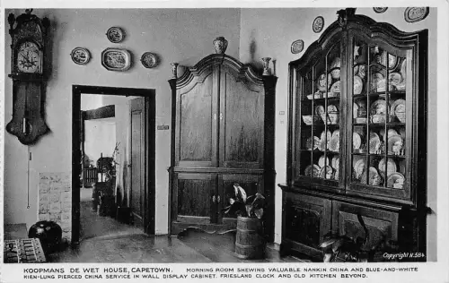 B237 Südafrika Koopmans de Wet House Kapstadt Morgenzimmer Postkarte