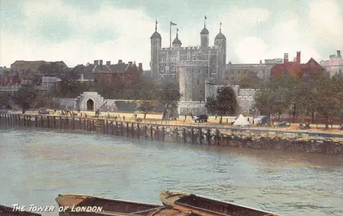 A030 England The Tower of London Vintage Postkarte