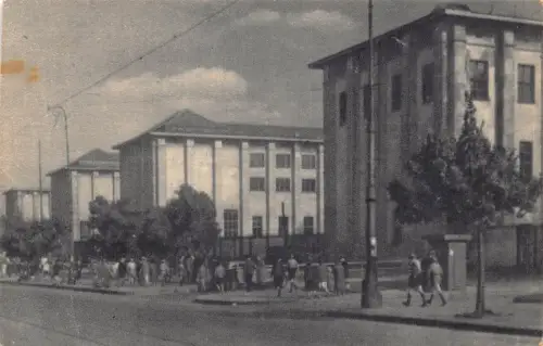 B240 Polen Warschau Varsovie Nationalmuseum Vintage Postkarte