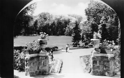 B243 Ungarn 1960 Balatonkenese Honved Udulo See RPPC Vintage Postkarte