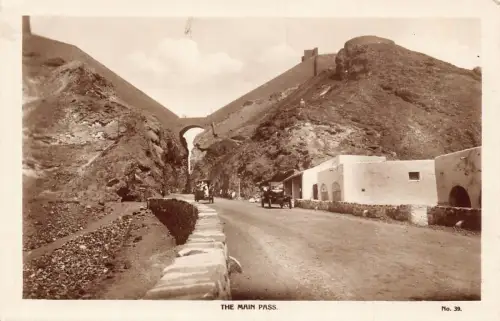 A832 Jemen Aden The Main Pass Vintage Postkarte