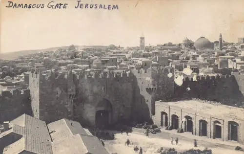 A832 Israel Jerusalem Damaskustor Vintage Postkarte