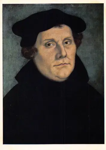 Kunst von Cranach Lucas d. Ä. Martin Luther Kunstverlag München Postkarte B711