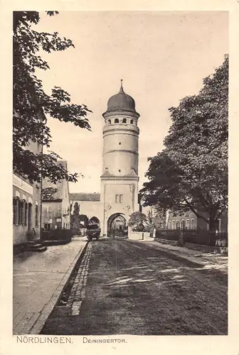 A224 Deutschland Noerdlingen Deiningertor Tor Vintage Postkarte