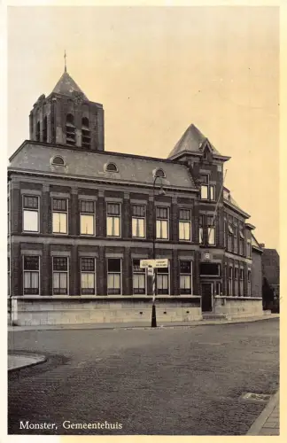 Niederlande 1968 Monster Gemeentehuis Haus Vintage Postkarte