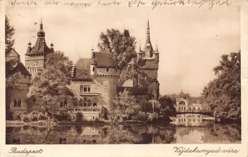 A226 Ungarn Schloss Vajduhunyad Vintage Postkarte