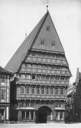 Deutschland Hildesheim Kunstgewerbehaus Haus Vintage Postkarte