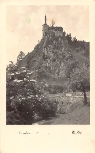 B208 Österreich Freienstein Kirche RPPC Vintage Postkarte