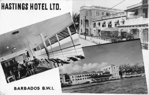 L526 Barbados BWI Hastings Hotel Ltd alte Postkarte
