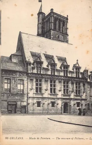 A840 Frankreich 1924 Orleans Museum of Pictures Vintage Postkarte