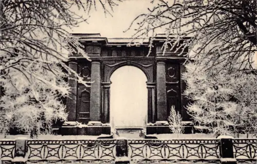 A995 Russland Moskau Leningrad Eingang Neuholland Postkarte