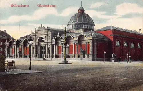 A152 Dänemark Kopenhagen Ny Carlsberg Glyptotek Museum Vintage Postkarte
