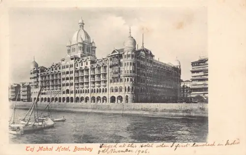 A996 Indien Taj Mahal Hotel Bombay Vintage Postkarte