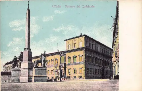 L257 Italien ROM - Palazzo del Quirinale. alte Postkarte