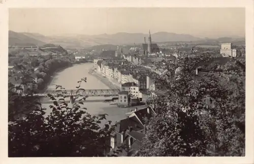 A857 Österreich 1931 Steyr ad Enns v Tabor RPPC Vintage Postkarte