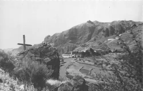 A857 Spanien Tejeda Parador Inn Auberge RPPC Vintage Postkarte