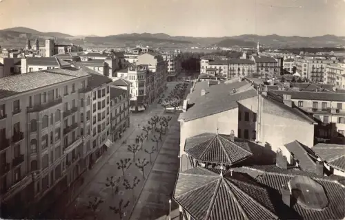 A858 Spanien Pamplona Teilansicht RPPC Vintage Postkarte