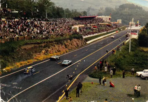 L547 France Circuit Charade Clermont-Royat 1973 Auto Car RPPC Oldtimer Postkarte