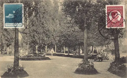 L313 Rumänien 1932 Satu-Mare Plaja Strand Vintage Postkarte