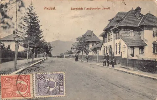 L314 Rumänien 1921 Predeal Vintage Postkarte