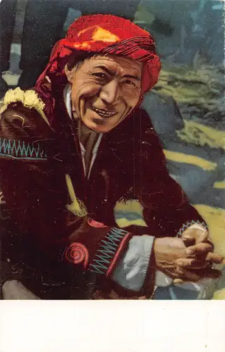 Guatemala Ureinwohner Indianer Mann Chichicastenango Postkarte B908