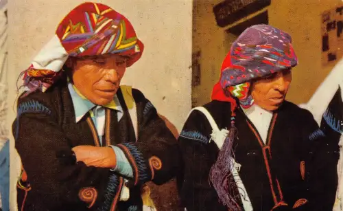 Guatemala Ureinwohner Indianer Mitgenossen von Chichicastenango ethnische Postkarte B910
