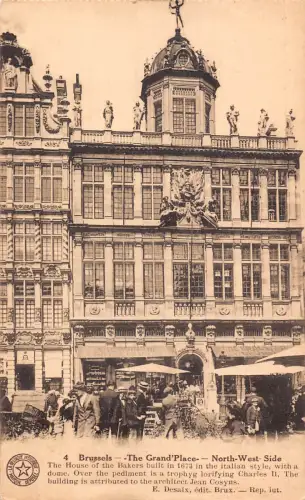 A867 Belgien Brüssel Brüssel Brüssel Grand Place Haus der Bäcker Postkarte