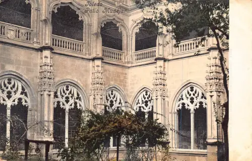 A868 Spanien Toledo Terrasse Mudéjar Vintage Postkarte