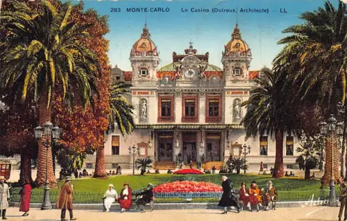 A870 Monaco Monte-Carlo Casino Dutroux Architecte 1933 Vintage Postkarte