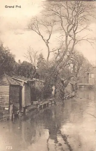 B138 Frankreich 1916 Große Feldpostkarte vor Hochwasserkatastrophe 1. Weltkrieg