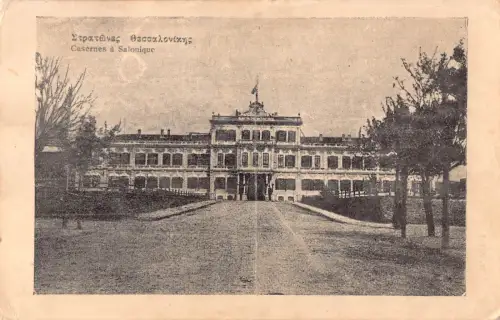 B157 Griechenland Casernes a Salonique Thessaloniki Kaserne Postkarte
