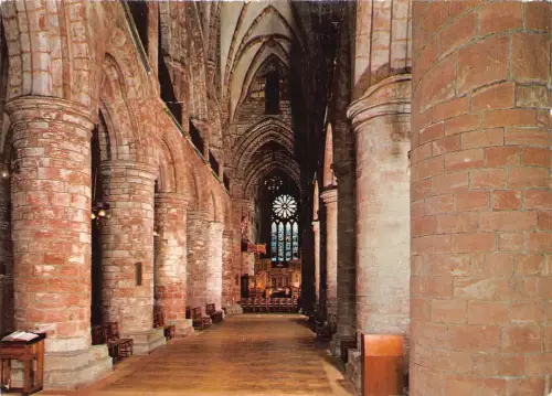 B144 England St Magnus Cathedral Kirkwall Orkney Nave East Vintage Postkarte