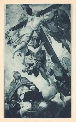 B145 Robusti Art Italien Venezia Chiesa Madonna Vision St. Peter Postkarte