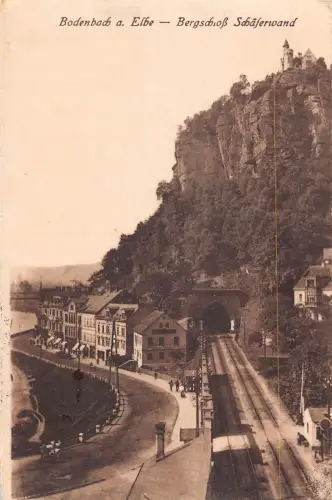 L066 Tschechien Bodenbach a. Elbe Vintage Postkarte