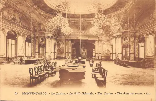 A871 Monaco Monte Carlo Schmidt Zimmer Casino Postkarte