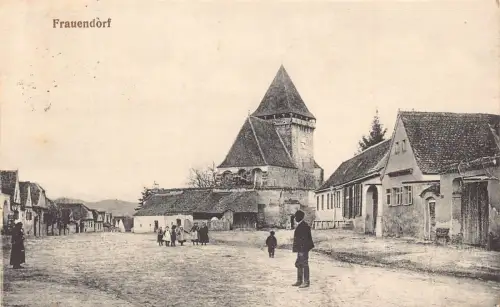 Rumänien Frauendorf Axente Sever Frâua 1922 Postkarte