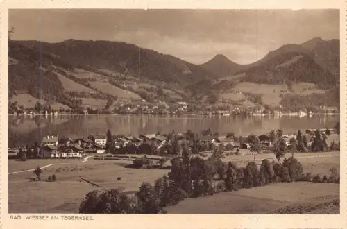 Deutschland Bad Wiessee am Tegernsee Vintage Postkarte