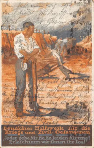 A062 Charity 1919 Deutsches Hilfswerk für Krieg und Gefangene Postkarte