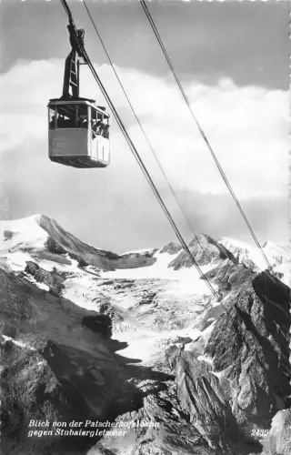 C007 Schweiz, Patscherkofel Seilbahn Oldtimer Postkarte