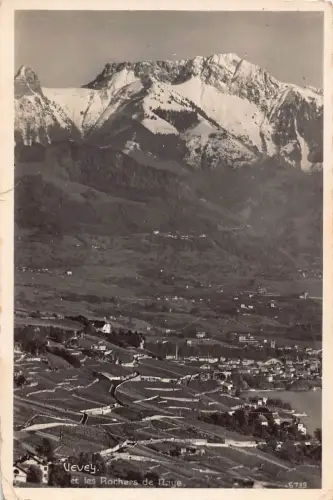 C007 Schweiz, Vevey, 1938 alte Postkarte