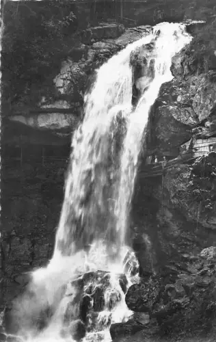 C007 Schweiz, Giessbachfalle Vintage Postkarte