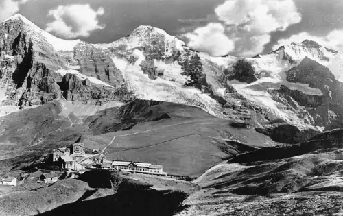 C007 Schweiz, Kleine Scheidegg Vintage Postkarte