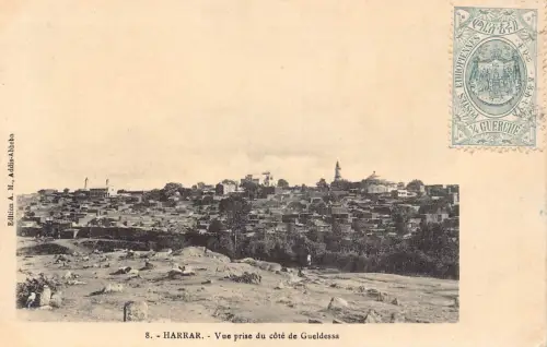 B634 Äthiopien Harrar Vue Prise du cote de Gueldessa Gesamtansicht Postkarte