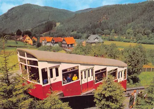 Oberweissbacher Bergbahn Bergbahn Deutschland Vintage Postkarte