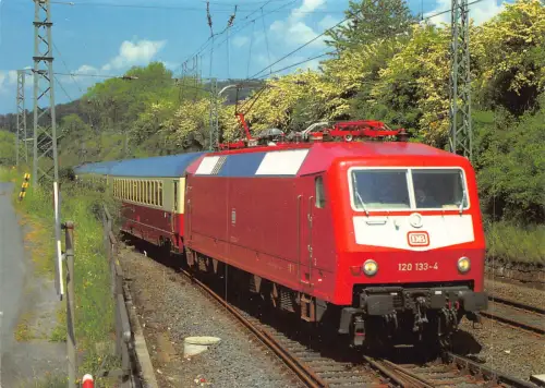 Transport Elektrische Universallokomotive in Vollmerz Deutschland Vintage Postkarte