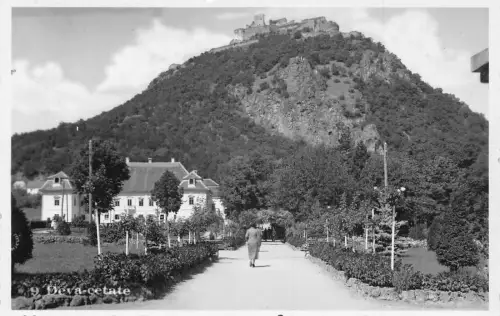 Rumänien Deva Cetate Zitadelle RPPC Vintage Postkarte