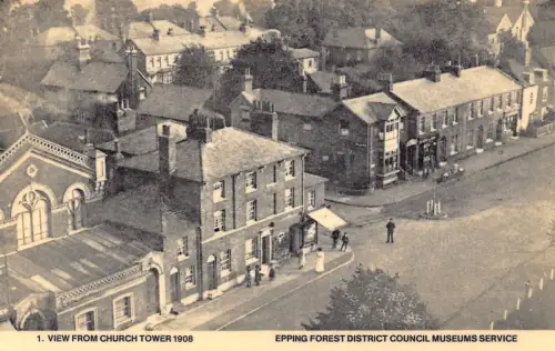 A887 England 1979 Ansicht Kirchturm Epping Forest District Council Postkarte