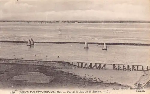 C015 Frankreich, Saint Valery sur Somme Vintage Postkarte